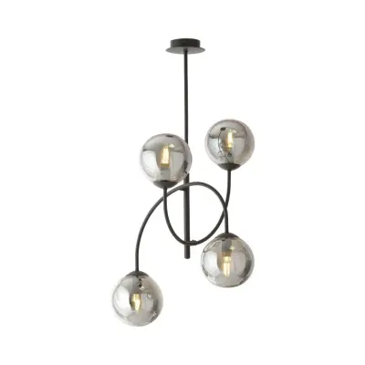 ARCHI 4B Taklampa, Svart/Grafit