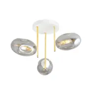 ARGO 3 Taklampa, Vit/Guld/Grafit