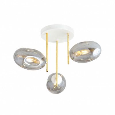 ARGO 3 Taklampa, Vit/Guld/Grafit