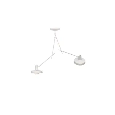 Arigato double taklampa, vit