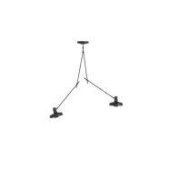 Arigato taklampa double lång, svart