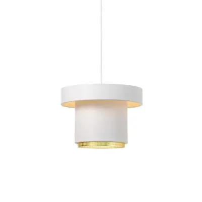 Artek - A201 Taklampa White/Brass