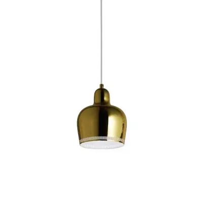 Artek - A330S Golden Bell Taklampa Brass/White