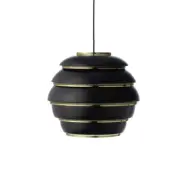 Artek - A331 Beehive Taklampa Black/Brass