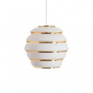 Artek - A331 Beehive Taklampa White/Brass