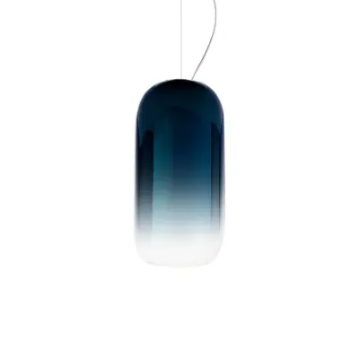 Artemide - Gople Mini Taklampa Blue Sapphire/Black