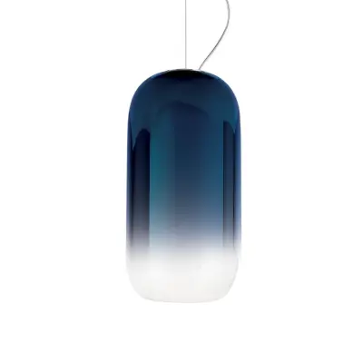 Artemide - Gople Taklampa Blue Sapphire/Black