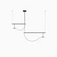 Artemide - Nh S3 2 Bracci Taklampa Black/Brass