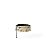 Audo Copenhagen - Umanoff blomkruka, höjd 33 cm, svart, rottingAudo