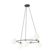 AZURA 6 Taklampa, Svart/Guld/Vit