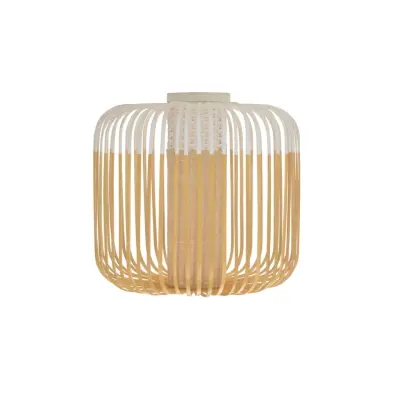 Bamboo M taklampa, vit, Ø 45 cm, E27 - Forestier - Vardagsrum - Design - Bambu - Med en ljuskälla