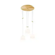 BANKAMP - Grazia Cluster Trio Taklampa Brass