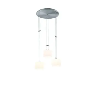 BANKAMP - Grazia Cluster Trio Taklampa Chrome