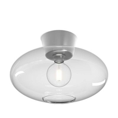 Belid - Bullo Plafond XL Ø38 Aluminium/Clear