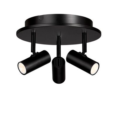 Belid - Cato Triospot Plafond Mat Svart/Matt Svart