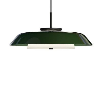 Belid - Horisont Taklampa Ø43 Matt Black/Shiny Forest Green