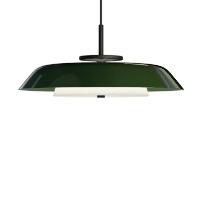 Belid - Horisont Taklampa Ø43 Matt Black/Shiny Forest Green