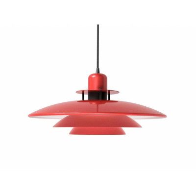 Belid - Primus I Taklampa Ø43 Glossy Red/Matt Black