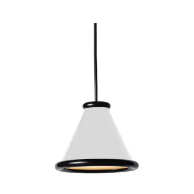 Belid - Belle Taklampa Ø15 Glossy White/Glossy Black