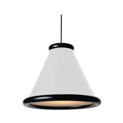 Belid - Belle Taklampa Ø36 Glossy White/Glossy Black