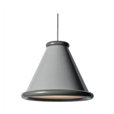 Belid - Belle Taklampa Ø36 Pebble Grey/Moss Grey