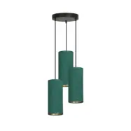 BENTE 3 premium Taklampa, Svart/Grön