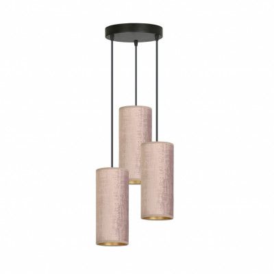 BENTE 3 premium Taklampa, Svart/Rose