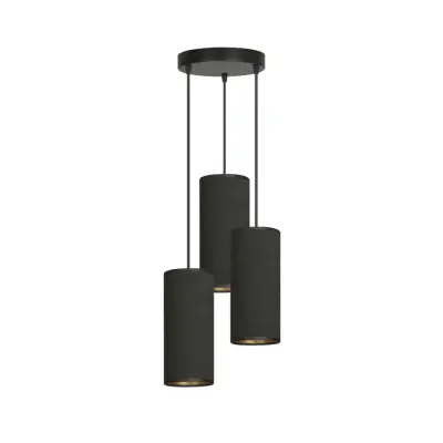 BENTE 3 premium Taklampa, Svart/Svart