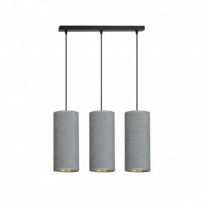 BENTE 3 Taklampa, Svart/Grå