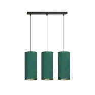 BENTE 3 Taklampa, Svart/Grön