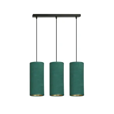 BENTE 3 Taklampa, Svart/Grön