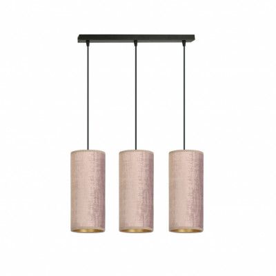 BENTE 3 Taklampa, Svart/Rose