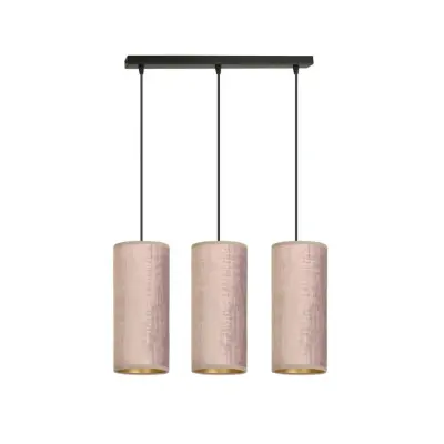 BENTE 3 Taklampa, Svart/Rose