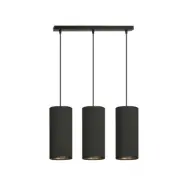 BENTE 3 Taklampa, Svart/Svart