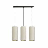 BENTE 3 Taklampa, Svart/Vit