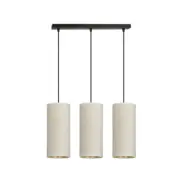 BENTE 3 Taklampa, Svart/Vit