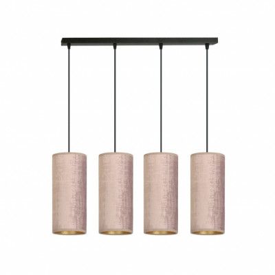 BENTE 4 Taklampa, Svart/Rose