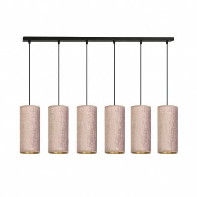 BENTE 6 Taklampa, Svart/Rose