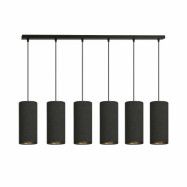 BENTE 6 Taklampa, Svart/Svart