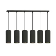 BENTE 6 Taklampa, Svart/Svart