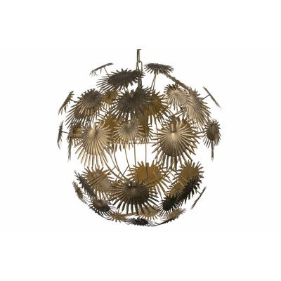 BEPUREHOME Collection taklampa, rund - antikt mässingsjärn