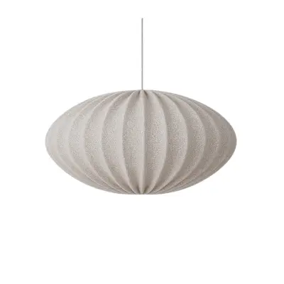 BERGO Lampskärmar Ellipse taklampa Torno Beige 59cm