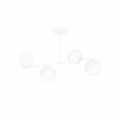 BIOR 4 Taklampa, Vit/Vit