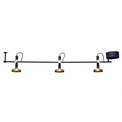 Blend 100 taklampa Jet black, brass
