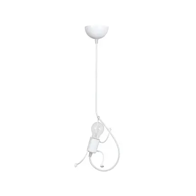 BOBI 1 Taklampa, Vit