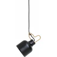 Bolb taklampa, mattsvart 14cm