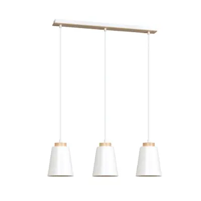 BOLERO 3 Taklampa, Vit