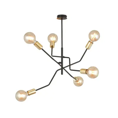 BOLT 6 Taklampa, Svart