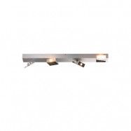 Bopp - Elle 4 Plafond Matt Alu/Glossy Chrome