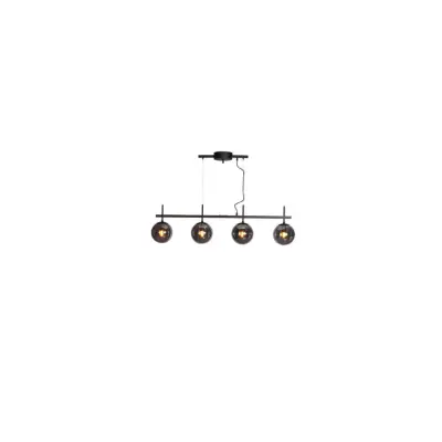 Boyle taklampa 4-låg Rökgrå